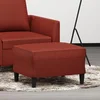 shumee vidaXL Tabure za noge vinsko rdeč 60x50x41 cm umetno usnje
