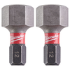 Milwaukee udarni bitsevi HEX 12 x 25mm 1/4 2 kom 4932430900