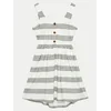 Mayoral Poletna obleka 6957 Bela Regular Fit