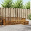 Set vanjskih sofa 5 kom. Prirodna