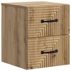 vidaXL Stenski nočni omarici Artisan hrast 34,5 x 33 x 40 cm
