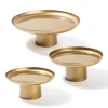 Aberto Design Set Dekorativnih tacni Nisiros-B, Zlatni