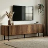 HANAH HOME TV Polica Nexus Barok Walnut Black