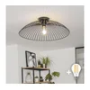 Brilagi - LED plafonski luster CERIA WIRE 1xE27/40W/230V, prečnik 60 cm, crna