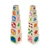 New Classic Toys Lesena piramida za otroke Viga