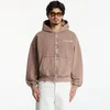 Mikina TwoJeys Icon Full-Zip Bodega Brown Brown L