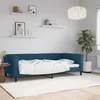 Vidaxl Raztegljiva postelja modra 100x200 cm žamet