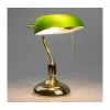 Brilagi - Stona lampa BANK OFFICE 1xE27/60W/230V zlatna/zelena