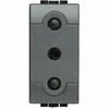 LIVING LIGHT UTIČNICA 2P+E/16A/250V 1M ANTRACIT L4119#