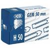ICO: H50 100-delni komplet papirnih sponk 50mm
