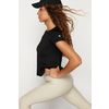 Trendyol Black Reflective Print Detailed Knitted Sports T-Shirt