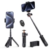 K&F Cell Phone Tripod MS02 34cm phone tripod with remote Black Orange