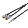 VENTION BCNBI Kabl 3.5mm na 2xChinch, 3m, Sivi