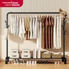 Maple Fashion Stalak za odeću, 1.2m, Crni