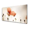tulup.si Slika na steklu Rastlinskih mak naravi 120x60 cm 2 obešalnika