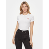 Guess Majica W2YI44 J1314 Bela Slim Fit
