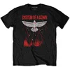 System of a Down Dove Overcome Black XL Majica