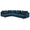 SÖDERHAMN Ugaona sofa, 4-sed, bez stranice/Kelinge tamnoplava