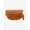 Adel Bags Torbica za okrog pasu Suede konjak