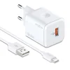 Moxom Kućni punjač MX-HC162 18W 3A Type C, Beli