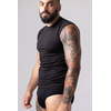 POMIRISHI BAMBOO UNDERWEAR Muška majica bez rukava, Crna