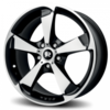 FELNA ALU 18X8.0 5/115 ET40 70.2 REDS DRONE EVO MATT BLACK-POLISHED