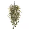 Autronic Okrasitev Leaves and Berries - artificial curtain, green-white, with pearl (PRZ4011)