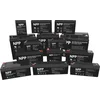 NPP NP12V-7Ah, AGM BATTERY, C20=7AH, T2, 151x65x94x100, 1,97KG, BLACK
