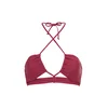 LSCN by LASCANA Bikini zgornji del Gina  rdeče vijolična