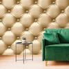Tapeta eleganca usnja v zlati barvi - 147x270