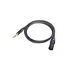 Infinitek L-2T2S mikrofon 6,0mm, XLR (M)/JACK TRS 6,3mm 7,5m, BLK