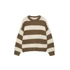 Pull&Bear Pulover PACIFIC kremna/rjava