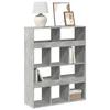 Regal za knjige boja betona 100x33x125,5 cm konstruirano drvo