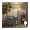 Brilagi - LED Stojeća lampa CERIA 1xE27/40W/230V prečnik 50 cm bež/mat hrom