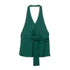 Pull&Bear Bluza temno zelena