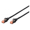 DIGITUS SSTP cable CAT 6 sa metalnim konektorima 0.5m DK1644005