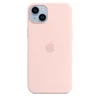 iPhone 14 Plus Silicone Case sa MagSafe-om - Chalk Pink