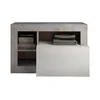 Klop LENOR bela/siva beton