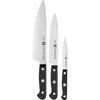 Zwilling J.A.Henckel Gourmet 3 EL črni kuhinjski noži iz nerjavečega jekla