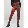 Womens Soft AOP Leggings in Red Cut