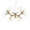 Ideal Lux - Luster na sajli NODI 15xE14/28W/230V mesing