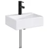 Umivaonik za kupaonicu Mat Crna 39 x 30,5 x 12,5 cm Metal