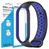Beline BELINE DESIGN PAŠEK ZA MI BAND 7/6/5 ČRNO-MODRA ZAPESTNICA, (21969074)