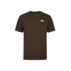 The North Face Majica Evolution Simple Dome NF0A8CZ2 Temno rjava Regular Fit