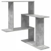 Polica na zidu Betonska siva 67 x 67 x 87 cm Konstruirano drvo