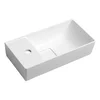 Bel manjši umivalnik iz mineralnega kompozita 47x24 cm Maxx – Sapho