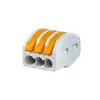 Tracon Electric Trojni hitri konektor, odprtina, 0,5-4 mm2 OVO2,5-3