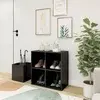 Ormarić za cipele sjajni sivi 105x35,5x70 cm konstruirano drvo