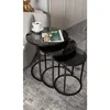 Hanah Home Milas 3 set stolića (umetnuti), crna (3 kom)