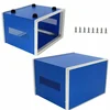 OEM Kovinsko Ohišje 210x140x270 Mm – Modro, Antistatično, Izolacijsko | za Elektroniko, Razdelne Omare, DIY Projekte | Kovinsko Ohišje